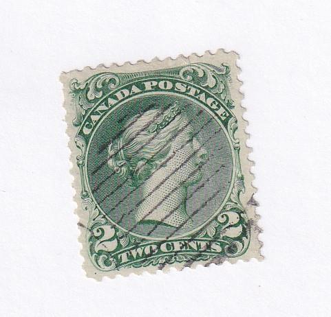 Canada 24i 2cts large - #, vf-2cts