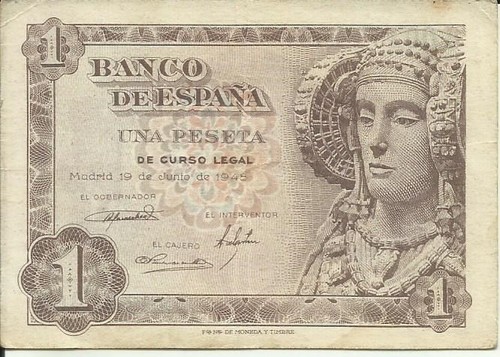 Spagna pesetas 1948 135 - pesetas,
