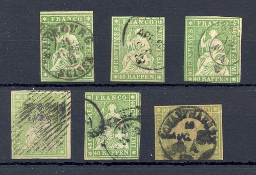 Svizzera 1854 40 - 1854-mi, (