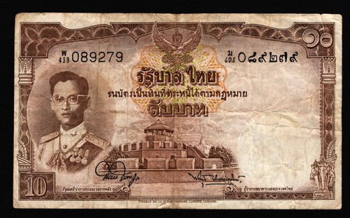 Thailandia baht 1953 - thailandia, ottime