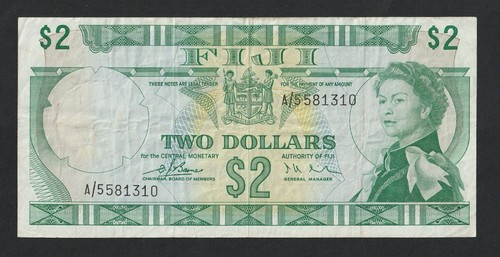 Dollars 1974 fidji fiji - 2, 1974,